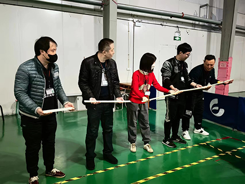 2023年2月芳冠拓展游戲&ldquo;生產線&不倒森林&rdquo;